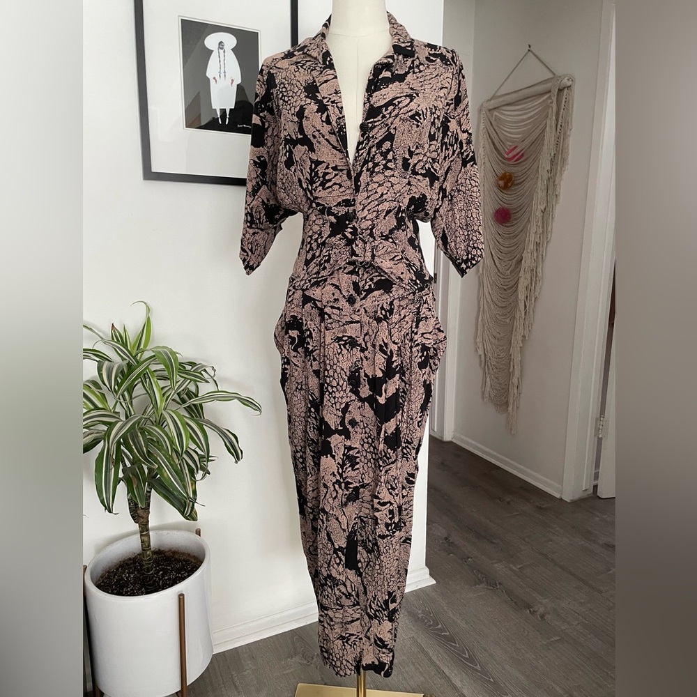 Vintage Mirrors II Snake Print Dress 8